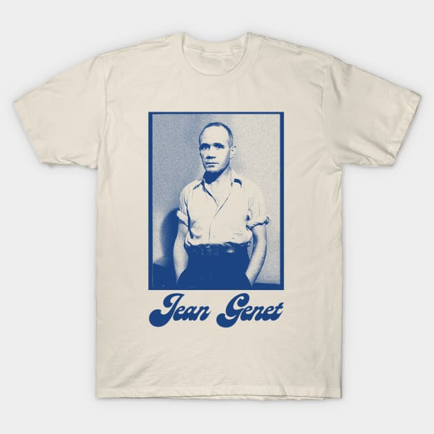 Jean Genet / Retro Fan Artwork T-Shirt by DankFutura